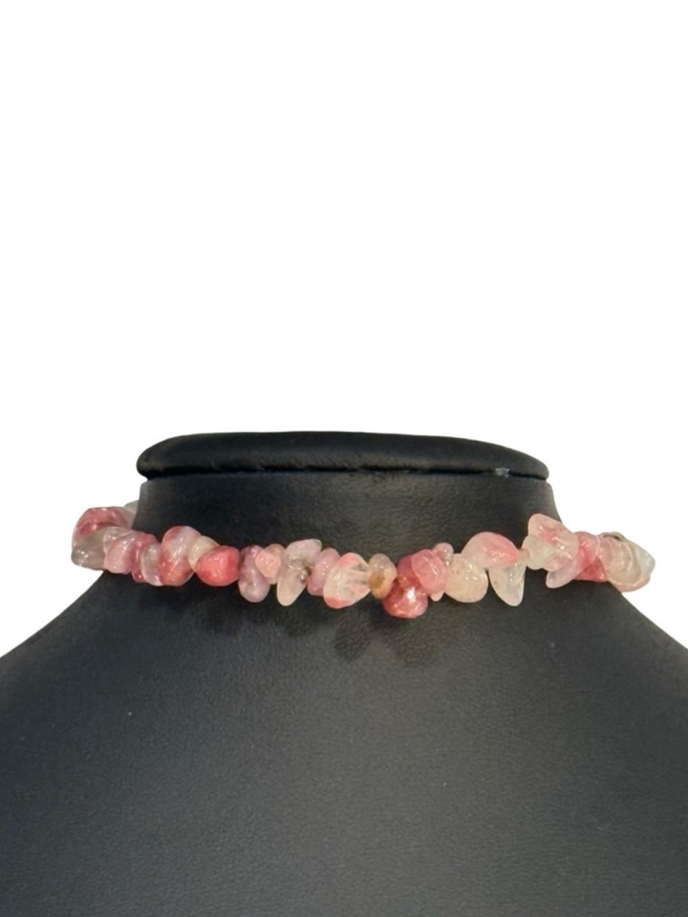 Strawberry Quartz Crystal Chip Bracelet